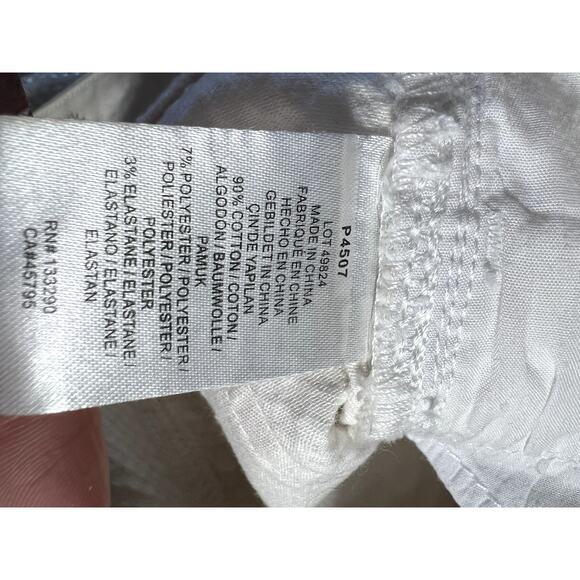 Marchesa Voyage Snakeskin-Textured White Pants - Picture 4 of 9